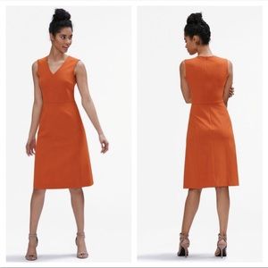 MM Lafleur Orange Sleeveless Dress